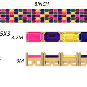 Multy Color Emerlad Bracelet
