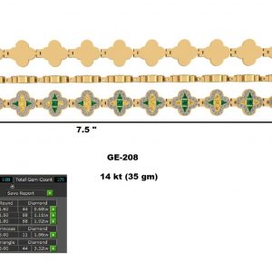 Vancleef Style Bracelet